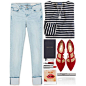 A fashion look from May 2015 featuring zara skinny jeans, silver seashell necklace and Madewell. Browse and shop related looks.