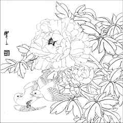 花精萍采集到白描人物及其他