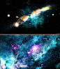 银河系视频素材星系粒子大气震撼片头模板视频素材
