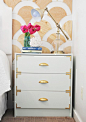 Campaign Style Nightstands - Ikea Rast Hack: 