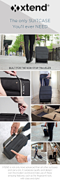 XTEND | The world's first expandable SMART carry-on! : You won't have to choose anymore between carry-on and checked luggage, because you get the best of both worlds with the XTEND suitcase!