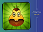 A cartoon style big pear icon