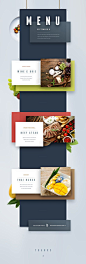 Menu Page Design: