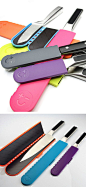 Knife-holding envelopes // safety + style #productdesign