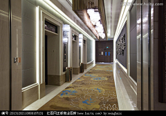 卓生ㅤ采集到· Hotel elevator hall︱酒店电梯厅