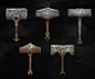 Weapons, Yefim Kligerman : Did a bunch of weapons for the game, here's a sampling. Big thanks to Dela Longfish and Jose Cabrera for their help on these.