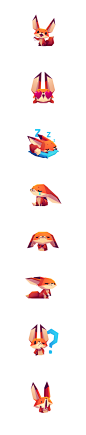 Stickers. The Little Fox : Introducing to you Sticker Pack with cute hero of our last game The Little Fox, a charismatic fox in low poly style. Specially made for iMessage on App Store.