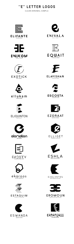 鲸落视觉采集到字母logo 字母组合