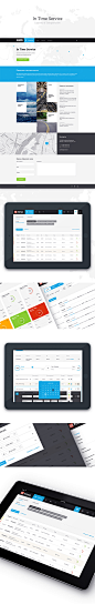 In Time Service : The system of logistics and transportation management. Designed: UX, UI, web.