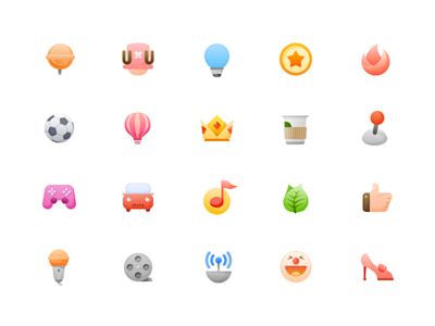 Icons for several ch...