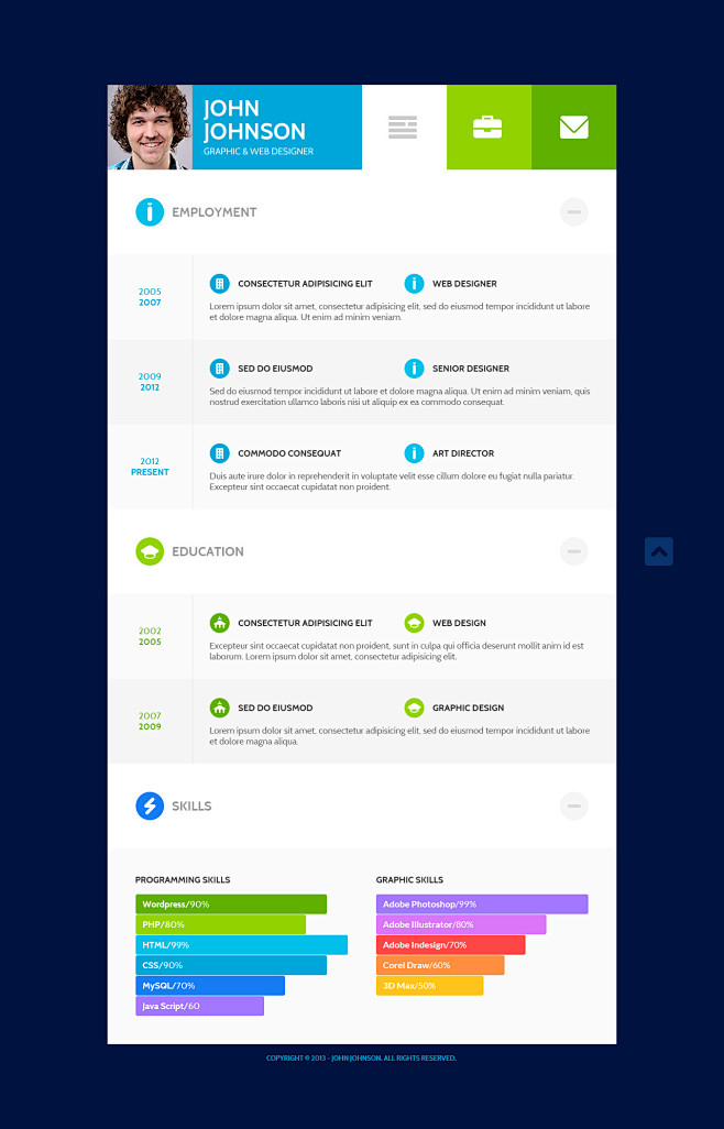 FlatCV - vCard Resum...