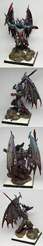 40k - Daemon Prince of Chaos | maquettes | Pinterest