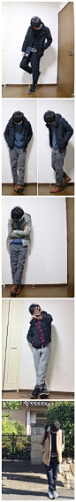 日本一个身高180cm型男的日常帅帅的搭配技巧，可以参考一下。