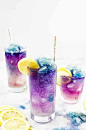Color Changing Galaxy Lemonade Slushie - There's no food coloring in this Color Changing Lemonade Slushie! Just a dash of magic from magic ice and delicious lemonade that kids and adults will love. The ultimate Summer Lemonade drink! Perfect for those who