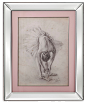 Bassett Mirror Framed Under Glass Art, Antique Ballerina Study I - traditional - Prints And Posters - BASSETT MIRROR CO.