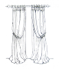 【新提醒】以前收集的窗帘手绘图 分享给大家~ - 马蹄网