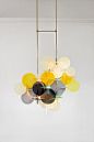 Vibeke Fonnesberg Schmidt’s Plexi & Brass Chandeliers