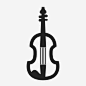 小提琴乐器管弦乐队图标_88ICON https://88icon.com 小提琴 乐器 管弦乐队 弦乐 交响乐