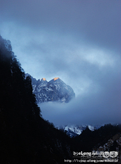 schh采集到贡嘎山_冬日的贡嘎香巴