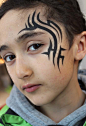 Image result for cool face paint designs for men