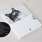 九口山 猫系列160page灰板裸装白纸横线笔记本-刀疤（03）-淘宝网
