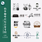 南渡日式欧美奶茶饮品咖啡店品牌logo标识设计灵感参考图集素材