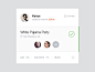 Dribbble - Pajama Party widget by Julia Khusainova