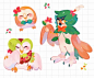 Rowlet Evolution Line Sticker Set