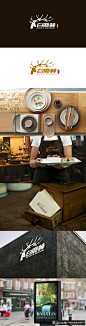 杭州白鹿林主题餐厅logo设计 创意餐饮行业LOGO设计 时尚餐饮品牌设计 精美logo效果图 #经典# #Logo# #包装# #素材# #网页# #字体#