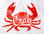 89螃蟹海蟹大闸蟹烹饪厨师卡通剪影标志造型矢量设计素材EPS-淘宝网