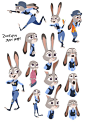 #Zootopia# #疯狂动物城# #动物大都会# 简直可爱疯了！刚上映的推特上同人图就超多可爱炸了！