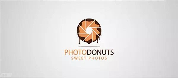 【设计元素】以甜甜圈为元素的logo设计