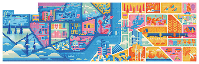 ATB Mural : Illustra...