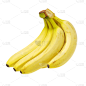 香蕉,白色背景,留白,水果,无人,有机食品,背景分离,小吃,方形画幅,剪贴路径