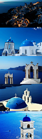 希腊圣托里尼岛 蓝世界