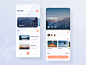 Trip planner app concept app fireart fireartstudio design ux ui