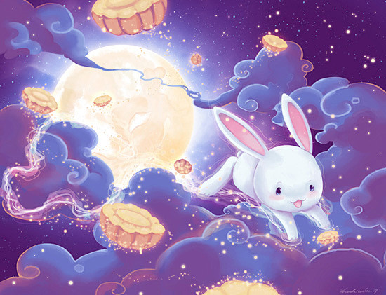 中秋节到了，月兔送月饼了__看杂志_at...