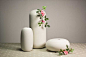 陶瓷器花瓶-白色小清新