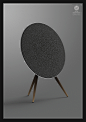 Bang & Olufsen A9 Special Edition - Rosemåling : Competition entry to design a special edition of the Bang & Olufsen A9 speaker.