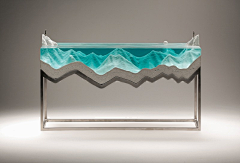万博思图采集到玻璃与混凝土的艺术：纯净透明的海剖面