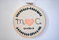 Wedding Initial Embroidery Hoop.