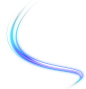 科技未来科幻蓝色光效粒子光圈灯光透明免抠PNG图案 后期设计素材 (44
