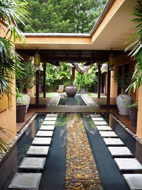 Zen courtyard | home...
