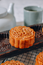 Lotus Mooncakes with Salted Egg Yolks