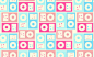 Square free musical repeat seamless pattern
