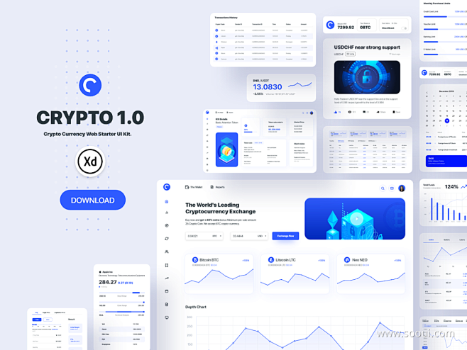 CRYPTO 1.0加密货币的Web U...