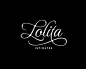 Lolita #logo #design by José • Uploaded: Jan. 14 '13 Gallerized Jan. '13  5728 Description: Wordmark for Lolita (intimates), lingerie. Tags: fashion • white • black • elegant • curly