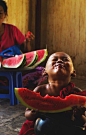 Beautiful People | Just a kid enjoying a watermelon