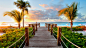 sunset landscapes nature Caribbean Turks beaches - Wallpaper (#2932436) / Wallbase.cc