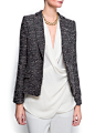 Lurex bouclé blazer